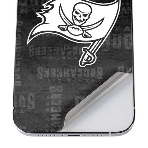 NFL Tampa Bay Buccaneers Black & White iPhone 12 Pro Max Skin